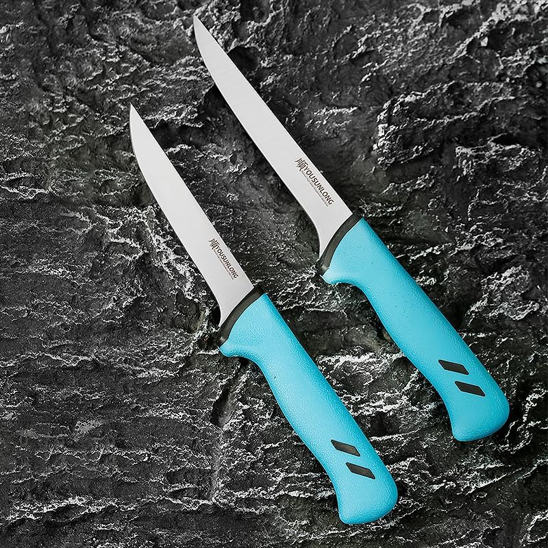 YOUSUNLONG Curved Boning Knife for Meat Cutting - 6 Inch - Premium High-carbon Molybdenum Steel Flexible Curved Blade - Butcher's Kitchen Boning Knife - Ergonomic & Non-slip Handle