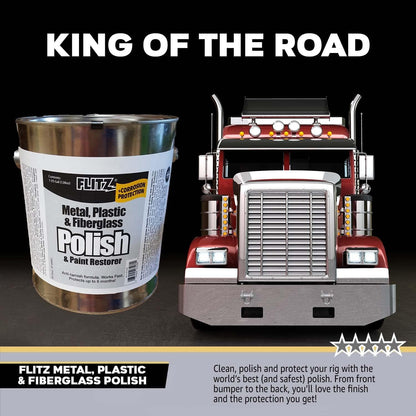 Flitz Metal Polish Paste - 1.76oz USA-Made Polish for Solid Chrome, Stainless Steel, & Aluminum - Non-Abrasive for Light Oxidation - Requires Manual Buffing - Not for Plated/Coated Surfaces (1 Pack)