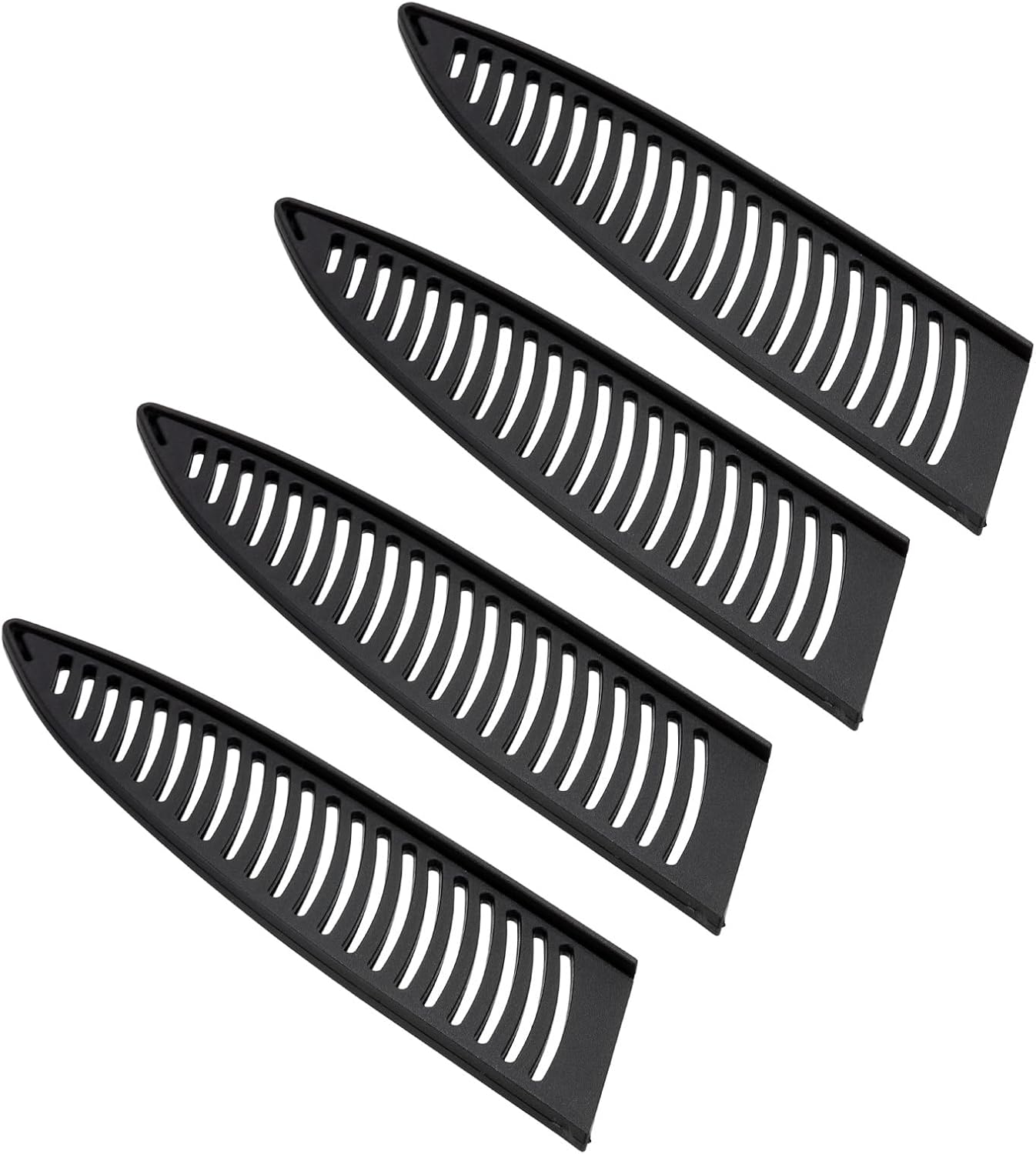 PATIKIL PP Safety Knife Cover Sleeves for 9.5" Chef Knife, 3 Pack Knives Edge Guard Blade Protector Universal Knife Sheath Portable for Kitchen, Black