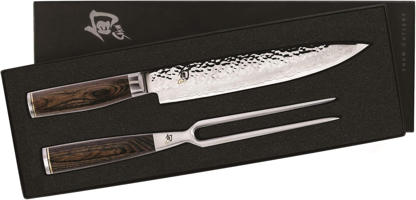 Shun Premier 2 Pc Carving Knife Boxed Set