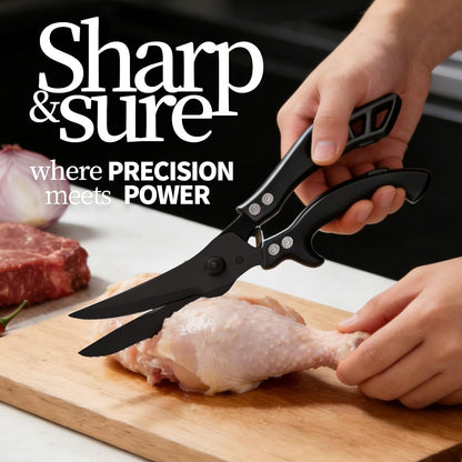 Kitchen Scissors for Food Seafood, BBQ Meat Scissor Heavy Duty, Heavy Duty Poultry Shears All Purpose Kitchen Shear for Food Japan, Cooking Scissors Cutting Bone Chicken Shears, Gift for Men Women