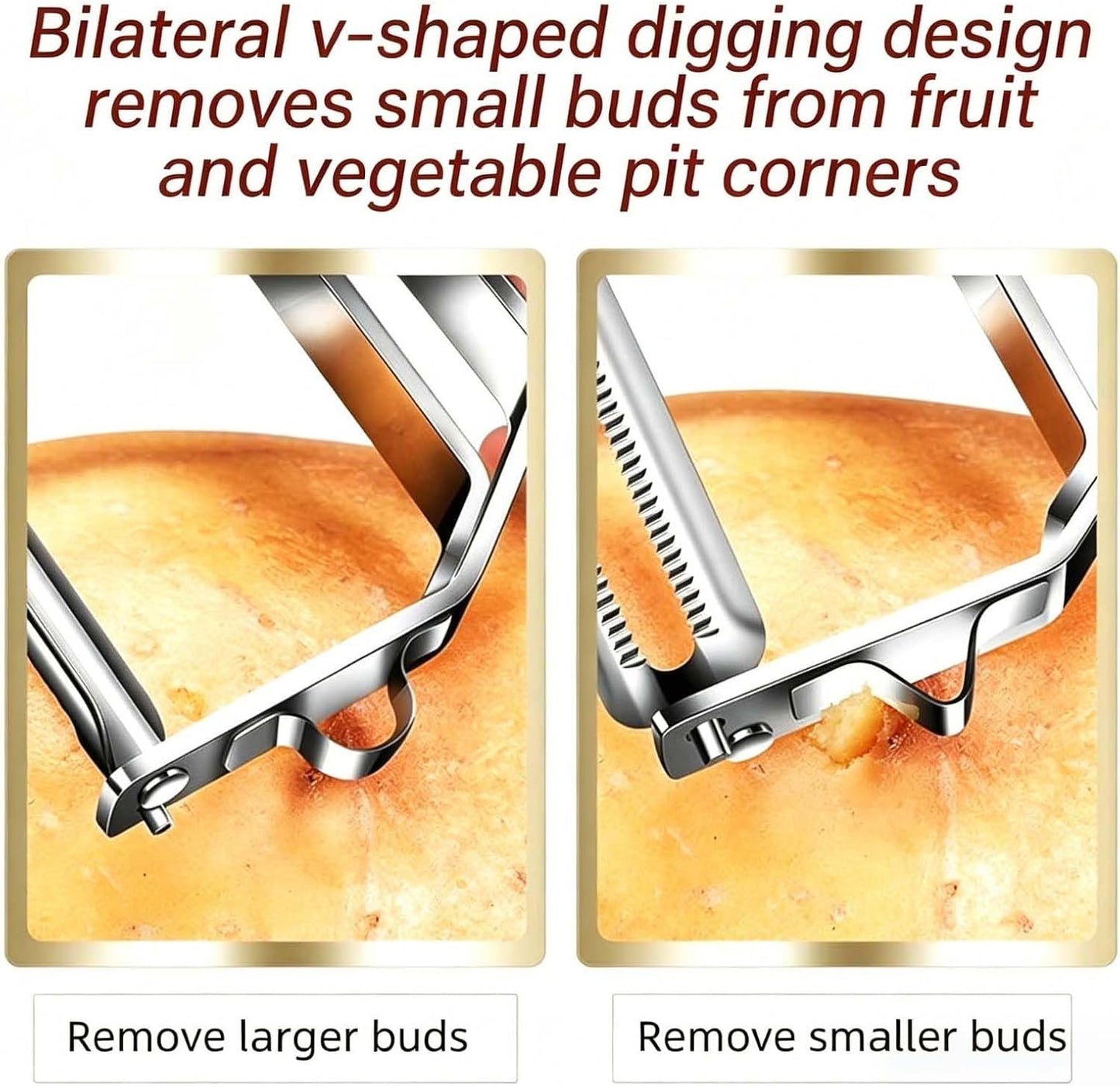 Multifunctional Vegetable Peeler with Stainless Steel Blade and Bottle Opener - Ideal for Veggie Potato Carrot and Apple Peeling