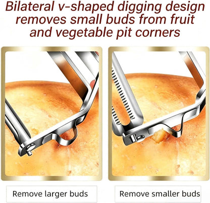 Multifunctional Vegetable Peeler with Stainless Steel Blade and Bottle Opener - Ideal for Veggie Potato Carrot and Apple Peeling