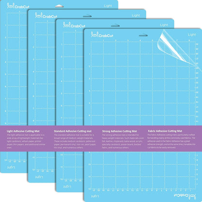 Cutting Mats for Cricut Joy Xtra: 4 Mats 8.5x12 Inch Standard Adhesive Dot Design for Eye Care Green StandardGrip Sticky Washable and Reusable Replacement Cut Mat for Cricut Joy Extra