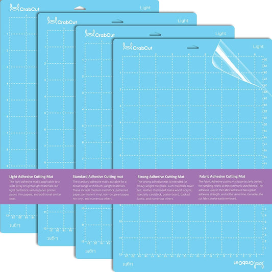 Cutting Mats for Cricut Joy Xtra: 4 Mats 8.5x12 Inch Standard Adhesive Dot Design for Eye Care Green StandardGrip Sticky Washable and Reusable Replacement Cut Mat for Cricut Joy Extra