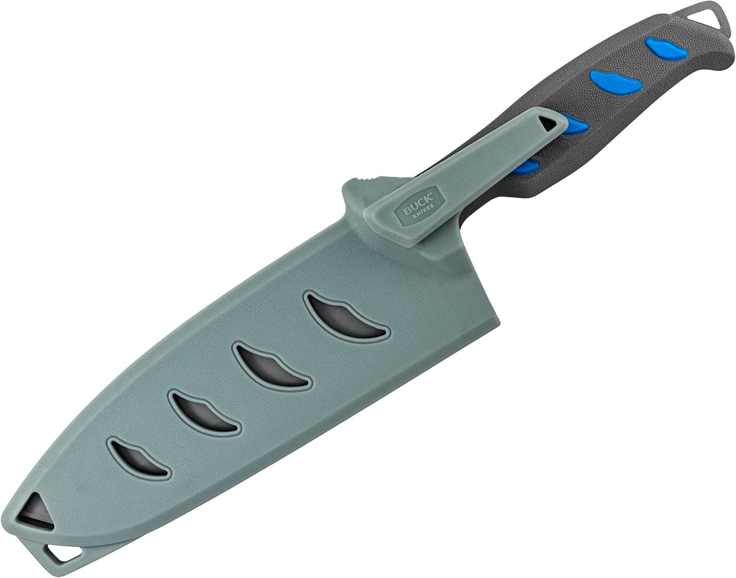 Buck Knives 149 Hookset Saltwater Breaker Fishing Fillet Knife with Titanium-Coated Steel Blade for Superior Corrosion Resistance, 10" Fixed Blade