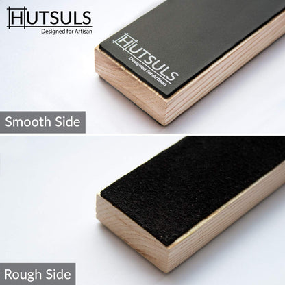 Hutsuls Double Sided Leather Strop Paddle Kit - Get Razor-Sharp Edges, Ergonomic Handle, Quality Honing Leather, and Step-by-Step Guide