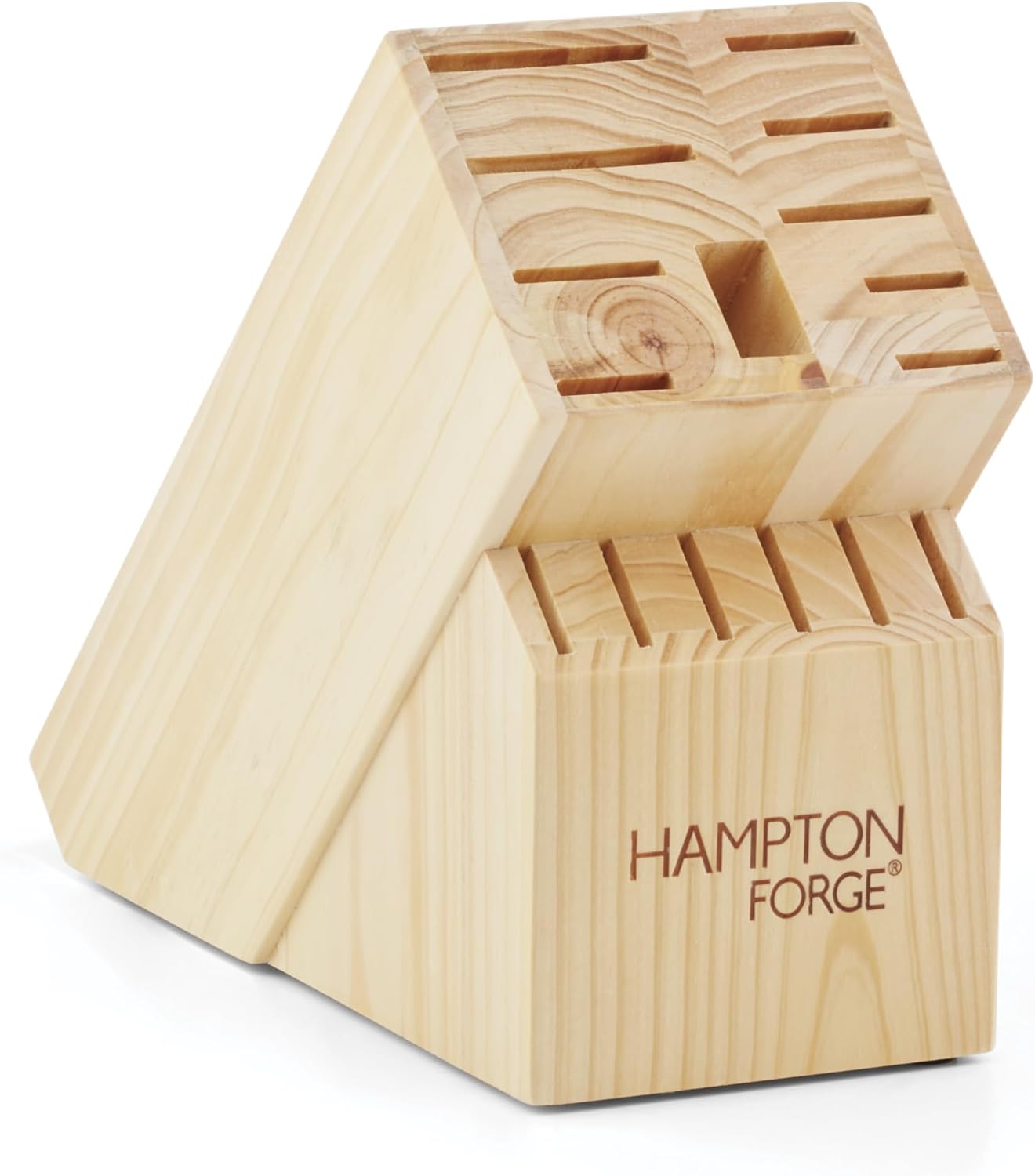 Hampton Forge Epicure True Aqua Knife Block Set, 15 Piece