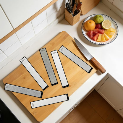 12 PCS Diamond Sharpening Stones,Knife Sharpener with Nonslip Base,Professiona Diamond Knife Set for Kitchen,80/150/200/300/400/500/600/800/1000/1500/2000/3000 Grit Whetstone