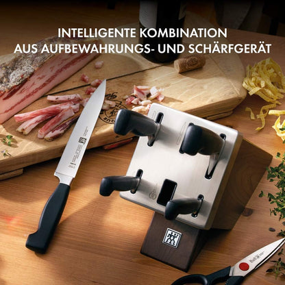 Zwilling Gourmet 1002455 Self-Sharpening Knife Block 7 Pieces Grey