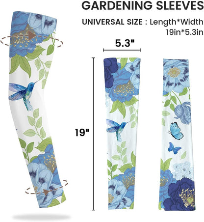 YPHCDO Gardening Sleeves Farm Sun Protection Arm Cooling Sleeves Thorn Proof Garden for Women Men with Thumb Hole