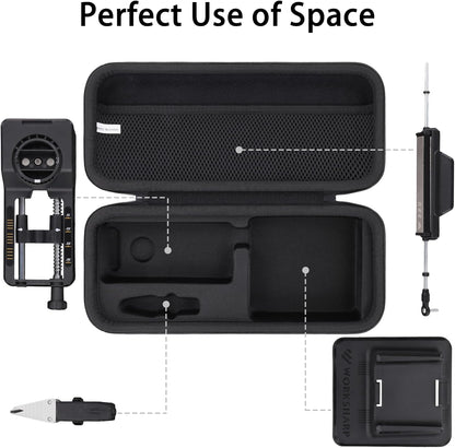Aenllosi Storage Hard Case Compatible With Work Sharp Precision Adjust Knife Sharpener Black