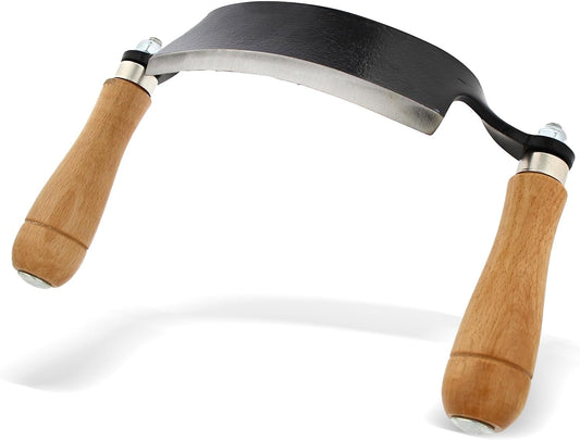 Felled Draw Shave Knife – 8in Curved Draw Knife Curved Draw Shave Tool Woodworking Debarking Hand Tool