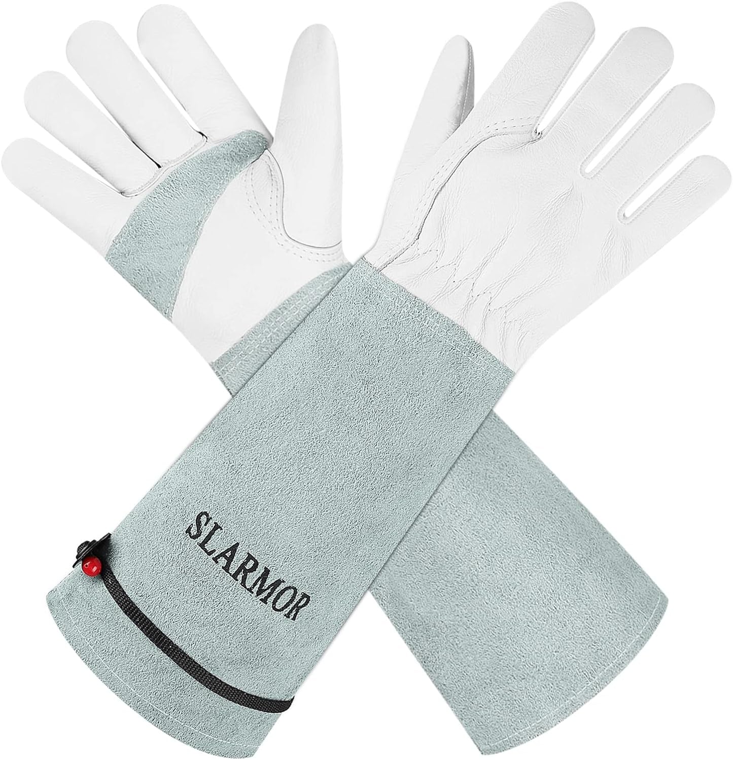 Long Gardening-Gloves Women/Men-Thorn proof Rose Pruning Heavy Duty Gauntlet, Best Garden Gifts for Gardener-L