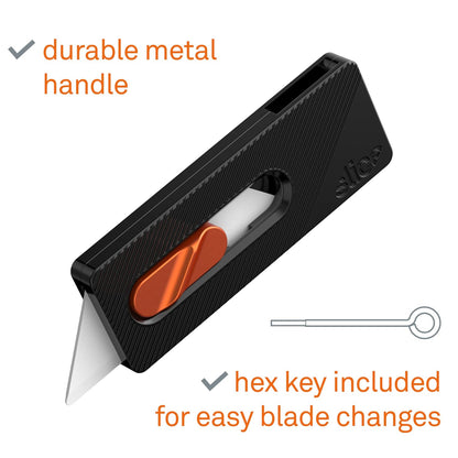 Slice Everyday Carry (EDC) Folding Knife | Heavy Duty Utility Knife | Modern Pocket Knife | Safe Ceramic Blade Lasting 11x Longer Than Metal | Compact and Convenient Box Cutter | 1 Pack