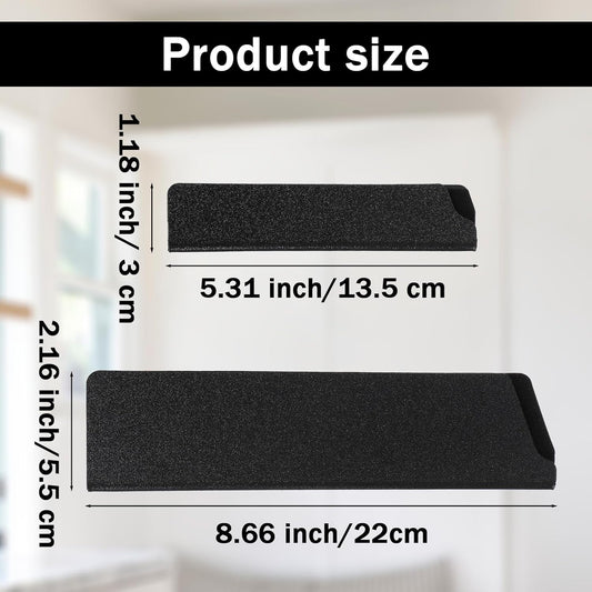 2 Pcs ABS Knife Cover Sleeves Waterproof Blade Guard Cover Professional 5/8 Inch Knife Sheath Protector Universal Knives Sheath Gentle Non-Scratch Kitchen Knives Sleeve for Home Kitchen