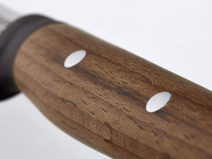 Wüsthof Urban Farmer 7" Hollow Edge Santoku Knife, Brown