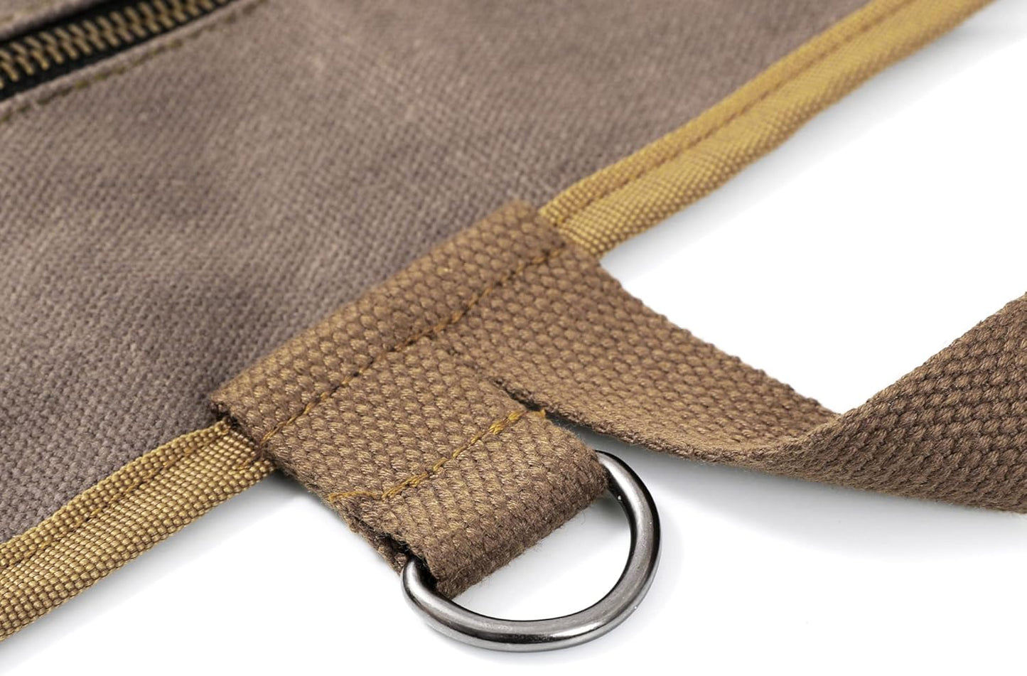 Wrench Tool Roll, Heavy Duty Waxed Canvas Multi-purpose Tool Pouch Bag With 25 Pockets, Easy Storage, Durable (Khaki)