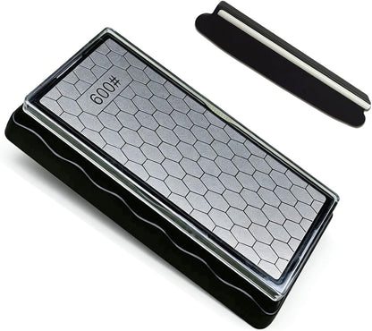 Diamond Sharpening Stone Set,8 Pcs Diamond Lapping Plate Coarse/Medium/Fine Grit Sharpener,240/400/600/800/1000/1500/2000/3000 Grit，Perfect Assistance Sharpener Angle Guide