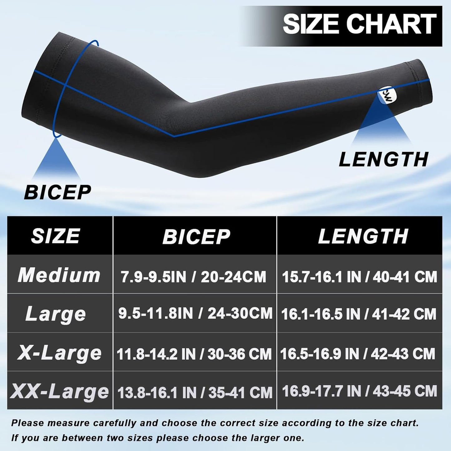 UV Sun Protection Arm Sleeves for Men Women, UPF 50+ Cooling Sun Sleeves to Cover Arms Sports Compression Covers
