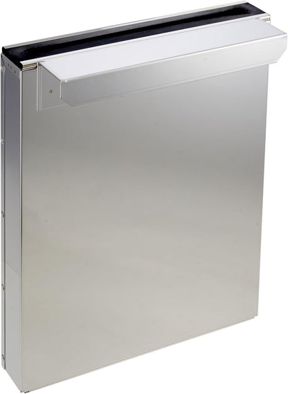 Endo Shoji AHU27001 Kitchen Knife Holder with Rubber Plate, Large, 1 Tier, Flush Type, Main Unit, 18-0, Outlet Rubber, Made in Japan