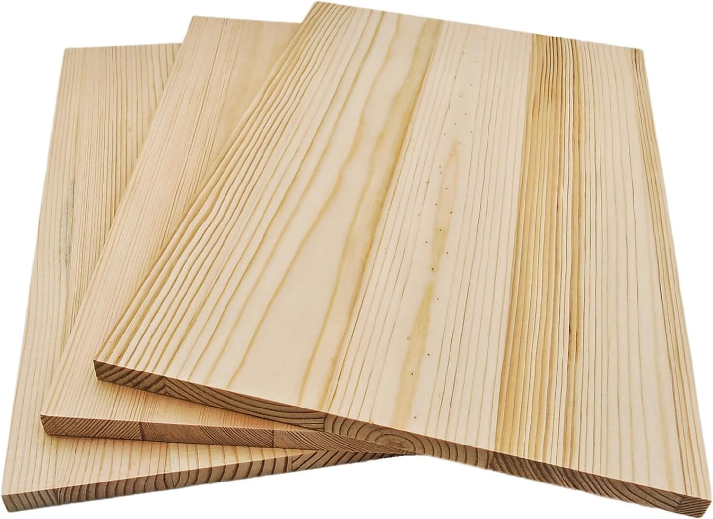 4PCS Rectangle Wood Boards Unfinished Wood Blocks for Crafting, 8x6x1in Blank Whittling Wooden Blocks for Wood Carving,Painting & Burning