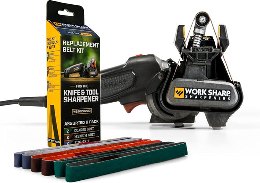 Work Sharp Knife & Tool Sharpener Mk.2 + Replacement Belt Kit