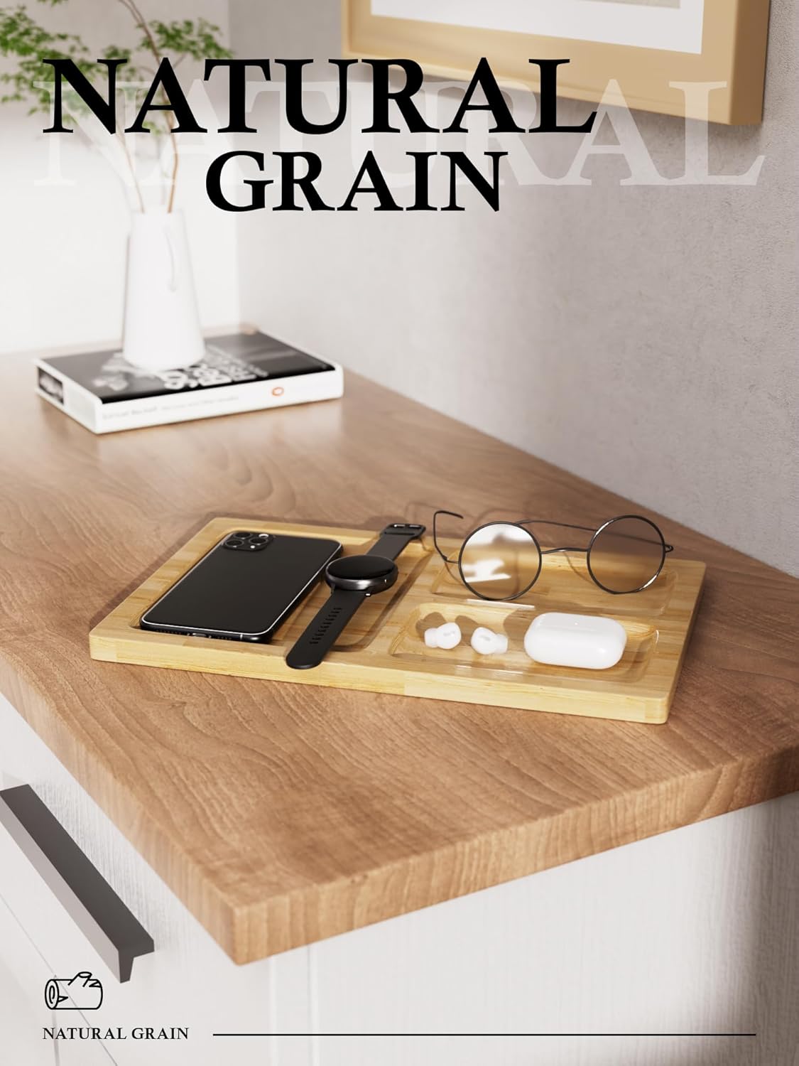 4FT Butcher Block Countertop Birch Solid Wood - 50" x 25" Table Top Butcher Block Cutting Board for Kitchen Island Cart Living Dining Office Desk Workbench Washer Dryer Countertop Unfinished 1.5" Th