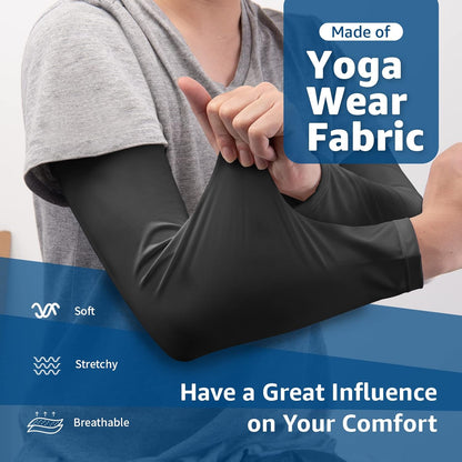YESLIFE UV Sun Protection Arm Sleeves for Men & Women,UPF 50 Cooling Sports Sleeve
