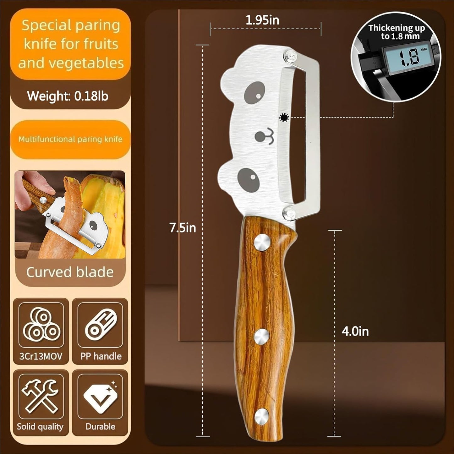 Multifunctional Vegetable Peeler with Stainless Steel Blade and Bottle Opener - Ideal for Veggie Potato Carrot and Apple Peeling