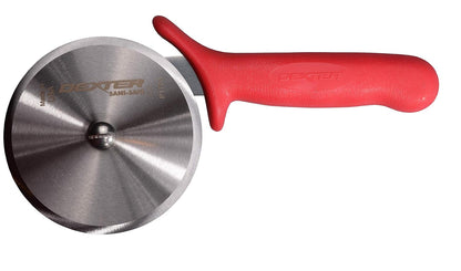 Dexter-Russell 4" Pizza Cutter, P177A-4PCP | SANI-SAFE Series, Stainless Steel Blade with Slip-Resistant Polypropylene Handle | Heavy-Duty Rotary Cutter for Pizza, Pastry & More | Made in USA