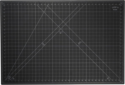 Pacific Arc Double Sided Self Healing Cutting Mat - Thick and Durable Vinyl Rotary Cutting Mat for Sewing & Scrapbook Paper Cutting Mat (09"x 12")
