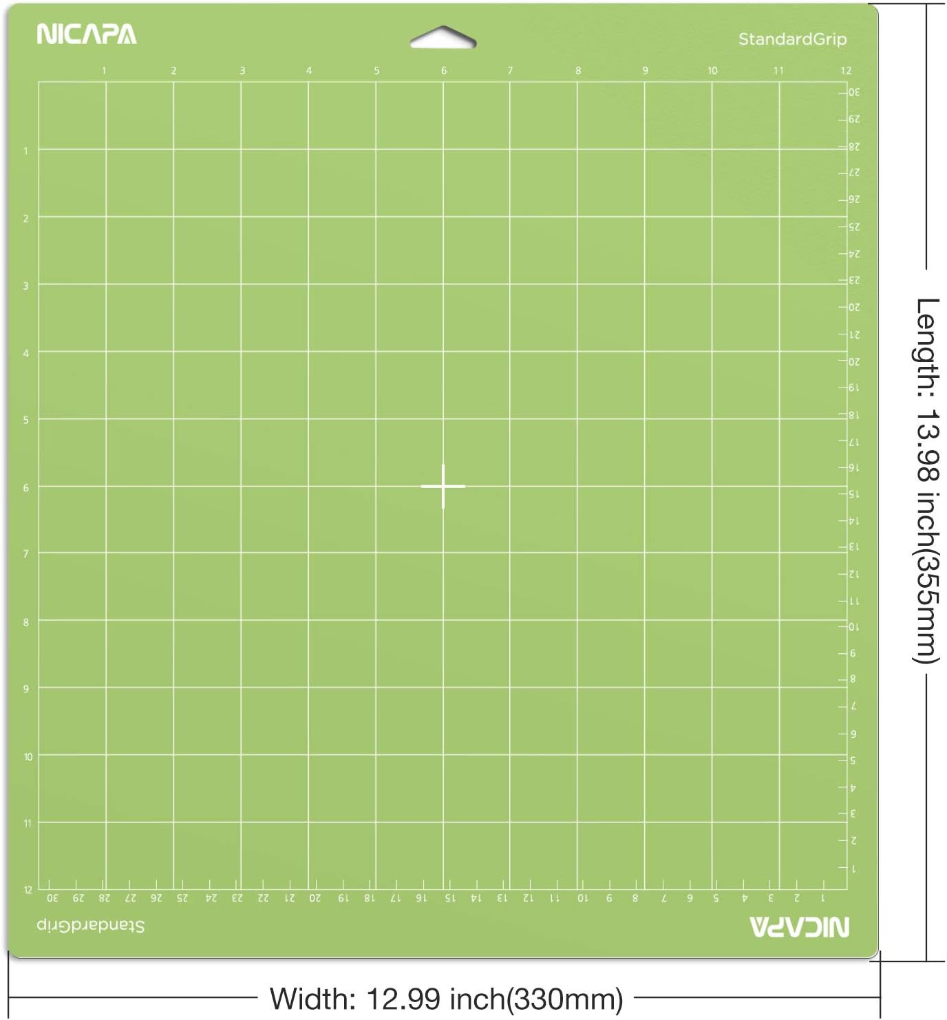 Replacement Cutting Mat for Cricut Maker 3/Maker/Explore 3/Air 2/Air/One (12x12 inch 3pack-Standardgrip、Lightgrip、Stronggrip) Adhesive&Sticky Non-Slip Flexible Square Gridded Cut Mats Set