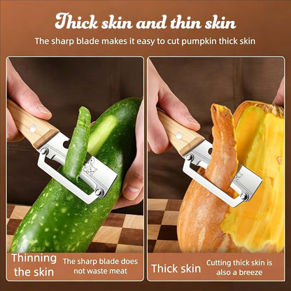 Multifunctional Vegetable Peeler with Stainless Steel Blade and Bottle Opener - Ideal for Veggie Potato Carrot and Apple Peeling