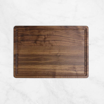 Casual Home Delice Rectangle Juice Drip Groove Cutting Board 15.5"Wx11"Dx0.75"H, Walnut