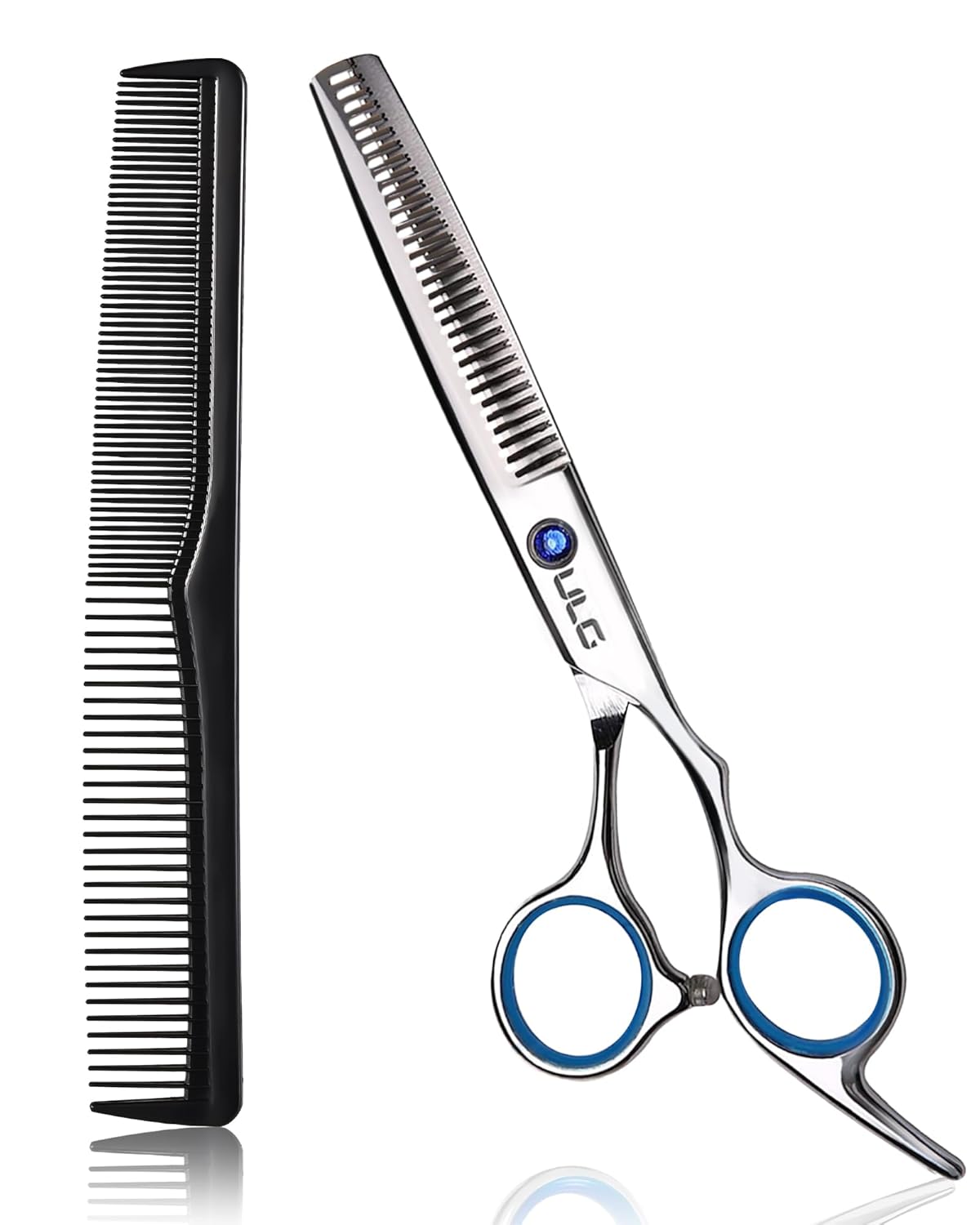 Hair Thinning Scissors ULG Professional Barber’s Texturizing Teeth Shears for Hairdressing, Salon and Home Use Thinning Shears for Hair Cutting, Made of Japanese Stainless Steel, 6.5 inch