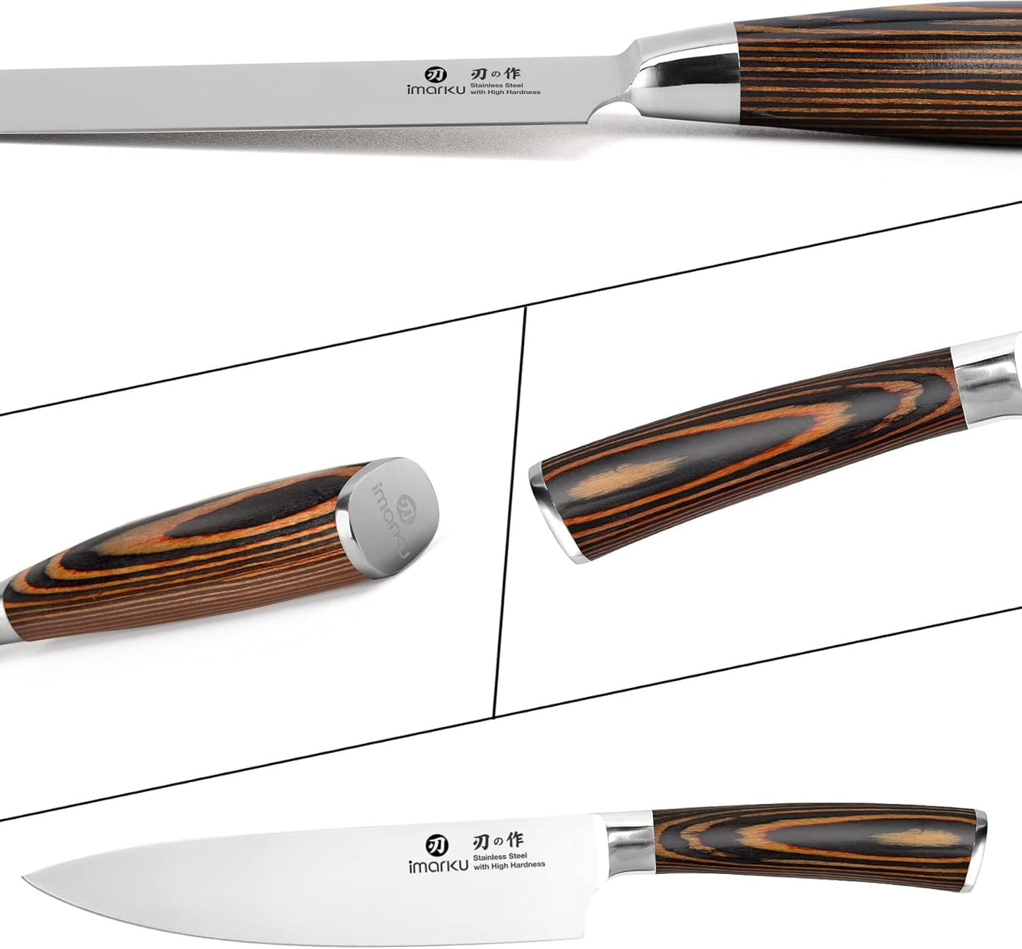 imarku Bread Knife 10 Inch: Japanese High Carbon Stainless Steel Professional Grade Serrated Bread Knife, Razor Sharp Edge Cake Knife for Homemade Bread/Bagels/Cake