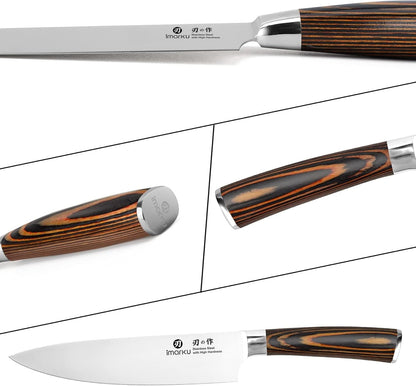 imarku Bread Knife 10 Inch: Japanese High Carbon Stainless Steel Professional Grade Serrated Bread Knife, Razor Sharp Edge Cake Knife for Homemade Bread/Bagels/Cake