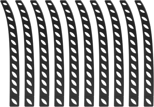 uxcell 10Pcs Knife Edge Guards Blade Protector Plastic Knife Edge Cover Sleeves Universal Blade Covers Knife Sheath for Kitchen Black