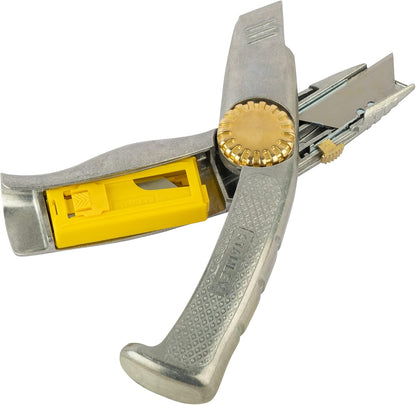 Stanley 0-10-819 Snap Off Knife "Pro" with retractable blade, Silver