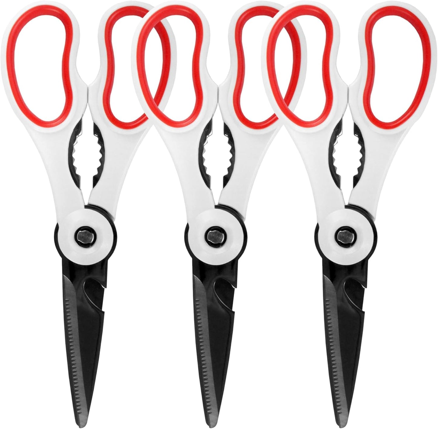 Premium 5-in-1 Kitchen Shears with Peeler Set - 1 Set (1 Scissor & 1 Peeler)