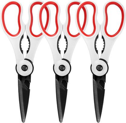 Premium 5-in-1 Kitchen Shears with Peeler Set - 1 Set (1 Scissor & 1 Peeler)