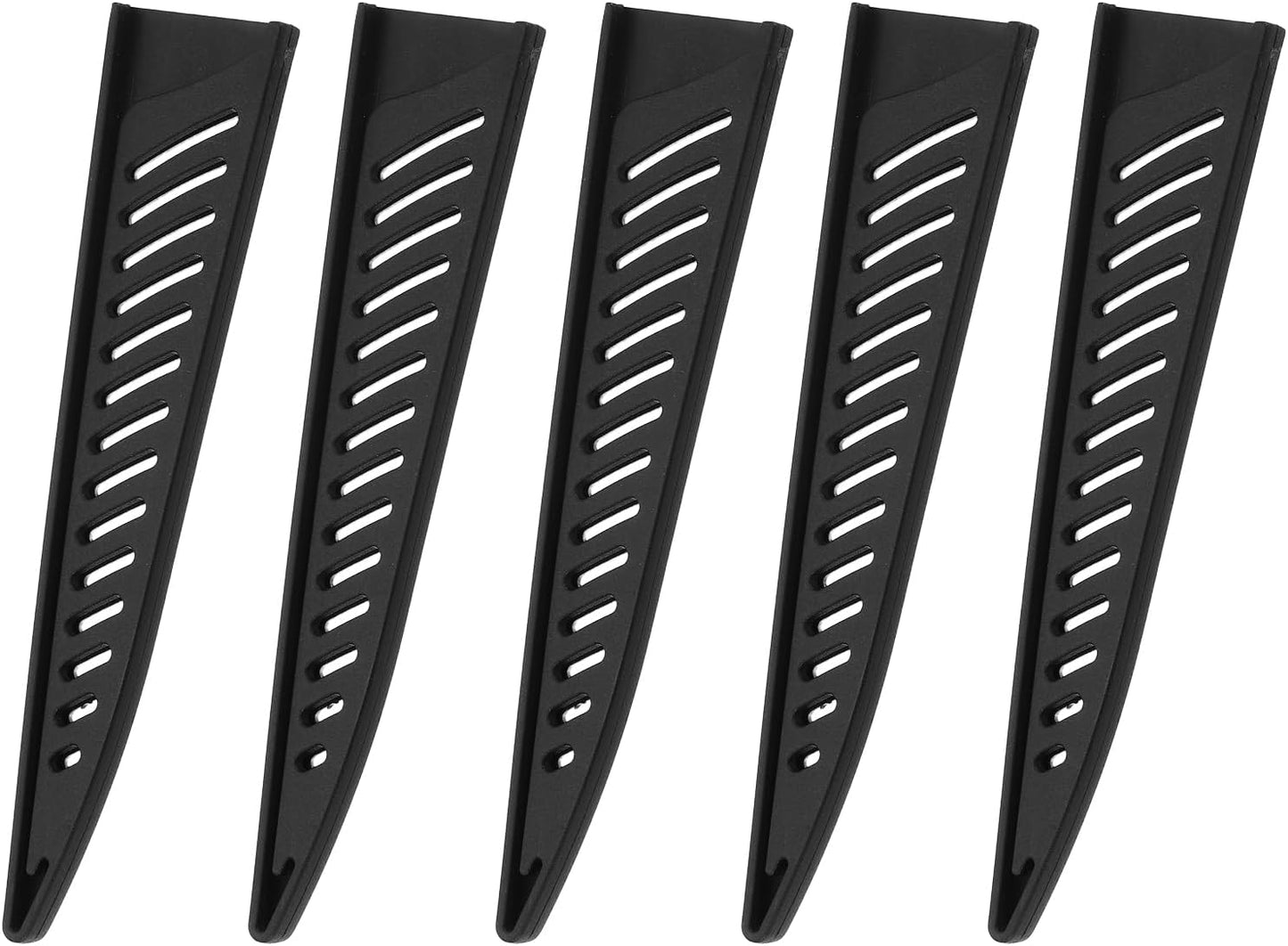 uxcell Knife Cover Sleeves Blade Edge Guards for 6" Boning Knife Protector Universal Blade Sheath for Kitchen, Black