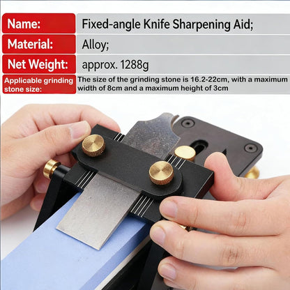 Fixed Angle Whetstone Set – Whetstone Set with Polishing Stone & Grinding Frame | Adjustable Sharpener for Kitchen Knives, Woodworking Chisels & Carving Tools