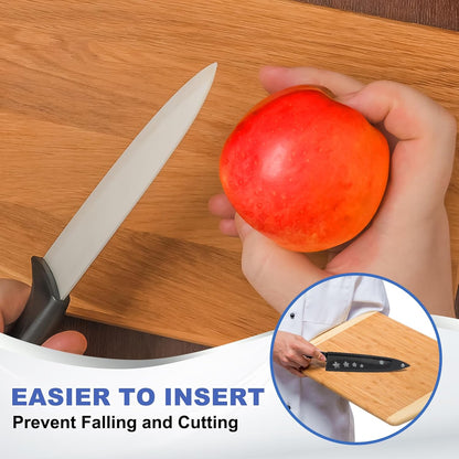 PATIKIL Plastic Safety Knife Cover Sleeves for 5" Paring Knife, 5 Pack Knife Blade Guard Protector Universal Kitchen Knife Sheath for Kitchen Bar, Black