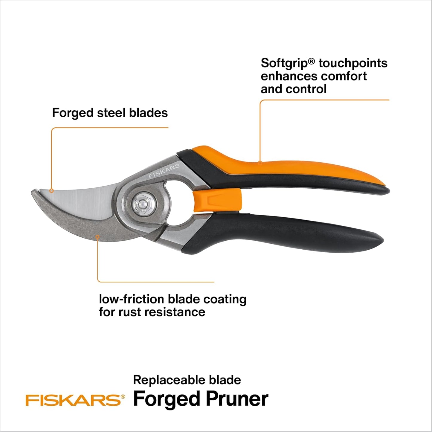 Fiskars 2-Piece Pruning & Veggie Shears Set, Explore Collection Garden Tool Kit, Bypass Pruner for Light Trimming, Vegetable Shears with Serrated Stainless Steel Blades for Harvesting Flowers & Herbs
