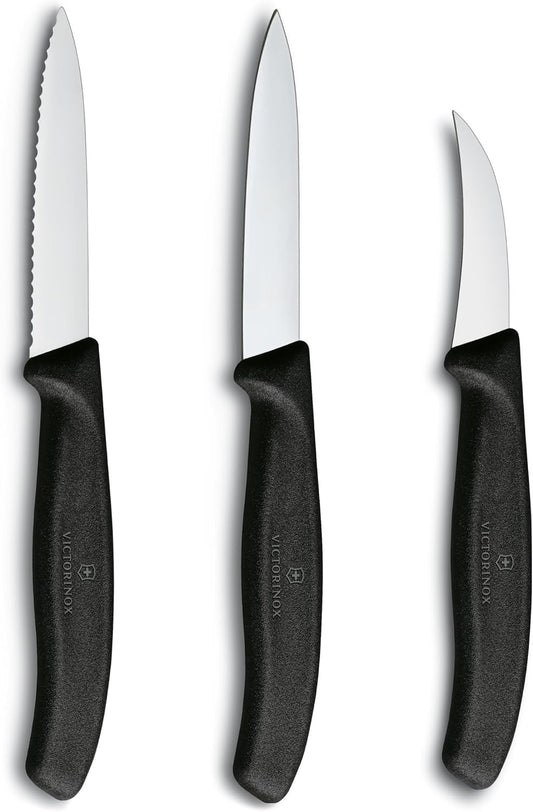 Victorinox Swiss Classic 3-Piece Paring Set, Black, 3-Inch