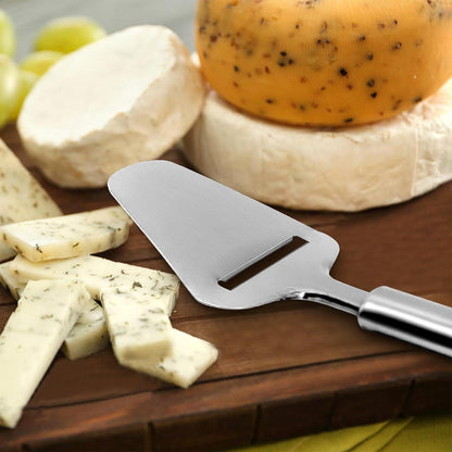 TOPULORS Cheese Slicer Stainless Steel, Cheese Knife Heavy Duty Plane Cheese Cutter, Shaver, Server For Semi-Soft, Semi-Hard Cheese