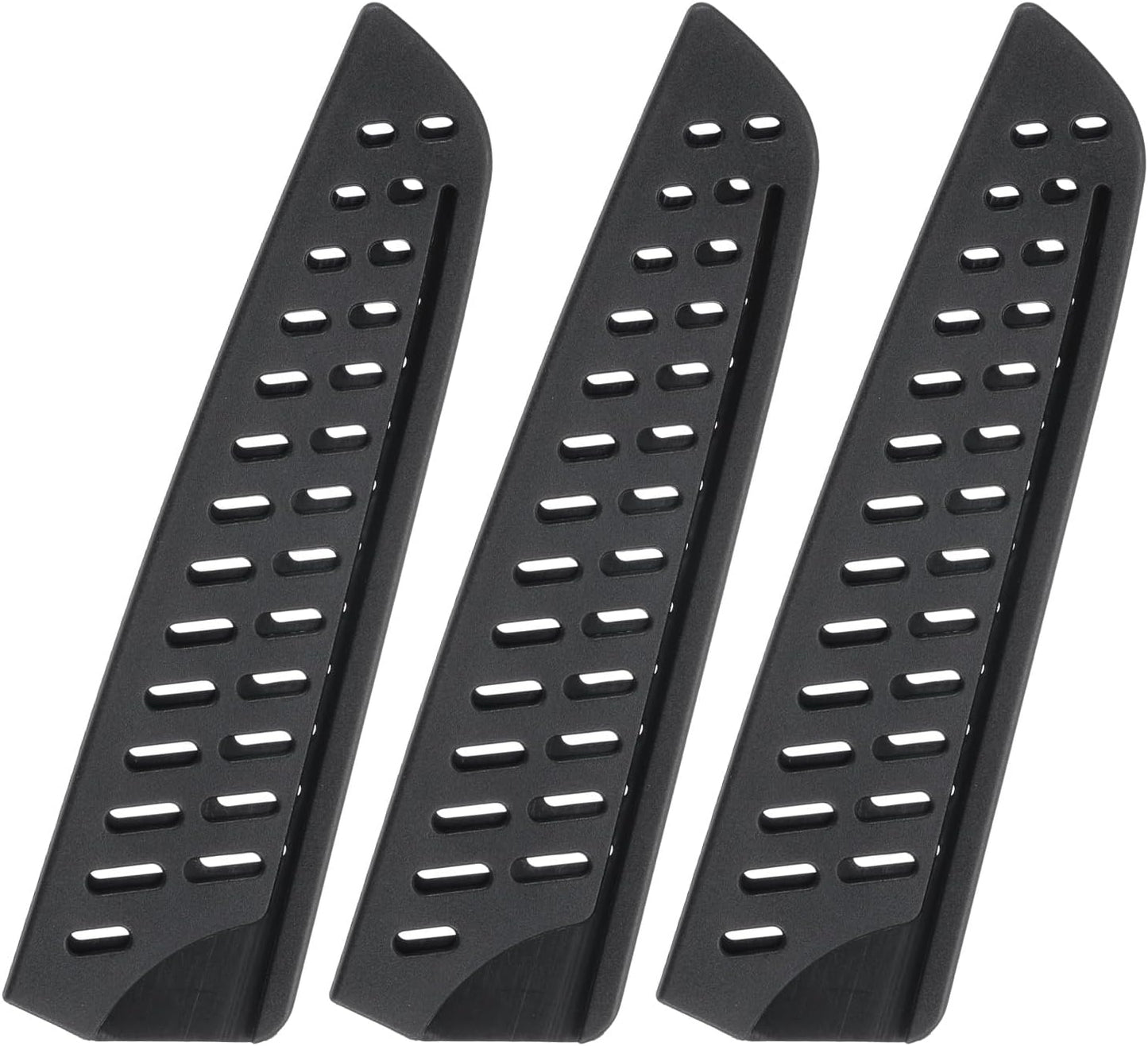uxcell 6 Pcs Knife Cover Sleeves, 5.3" x 1" PP Knives Edge Guard Blade Protector Universal Knife Sheath for Home Kitchen, Black