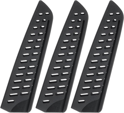 uxcell 6 Pcs Knife Cover Sleeves, 5.3" x 1" PP Knives Edge Guard Blade Protector Universal Knife Sheath for Home Kitchen, Black